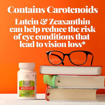 – Macular Health Formula – 120 Capsules – Complete Nutritional Supplement for Eye Health - Contains Lutein, Zeaxanthin, Vitamin C, D, E & B6-2-Pack