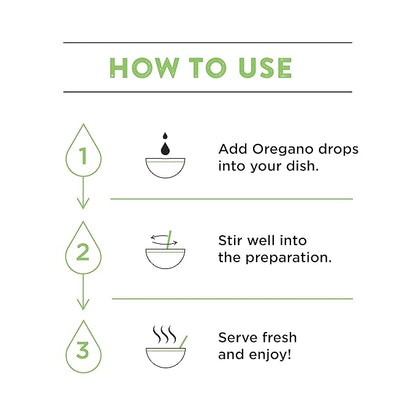 Spice Drop Oregano Extract | 100% Natural | For Soups, Pasta, Pizza, Spaghetti, Gourmet | 0.17oz (180 drops) | Herb Extract | Authentic Flavor | Vegan | Keto & Paleo Friendly | Non-GMO | Drop And Stir