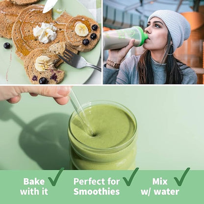 Sprout Living Organic Pea Protein Powder, Unflavored, 20 Grams of Plant Based Organic Protein Powder Without Artificial Sweeteners, Non Dairy, Non-GMO, Vegan, Gluten Free (1 Pound, 19 Servings)