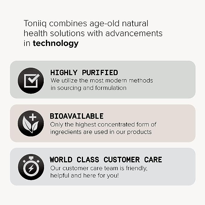 Toniiq Ultra High Purity Quercetin Capsules - 95%+ Highly Purified and Bioavailable - 1000mg Per Serving - 240 Capsules Quercetin Supplement