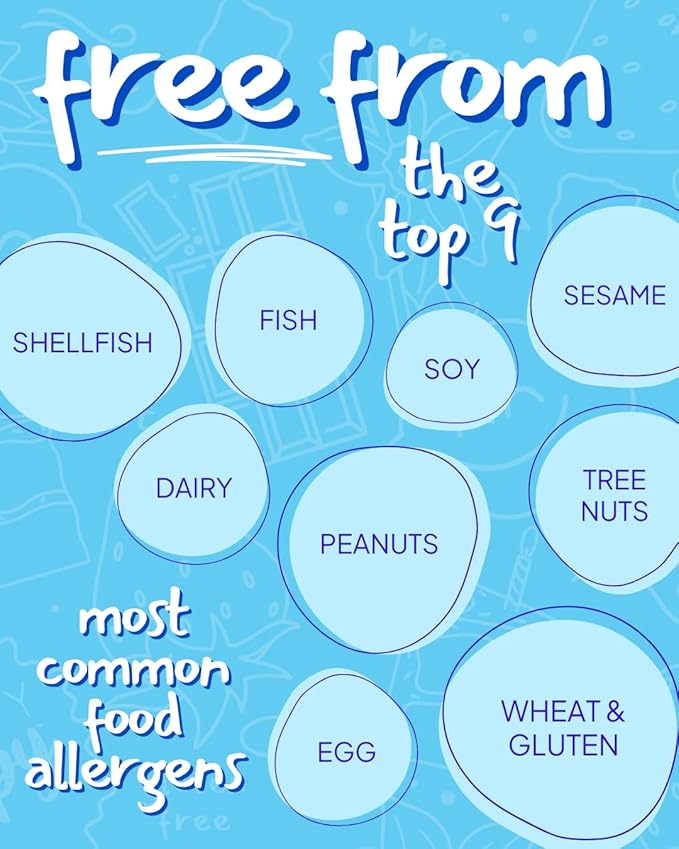Skinny Crispy Variety Rice Treats – Birthday Cake (5) & Vanilla (5), Low Sugar (4g), Vegan, Gluten-Free, Dairy-Free, Non-GMO, Top 9 Allergen-Free, Healthy Snack Bars, 10 Count