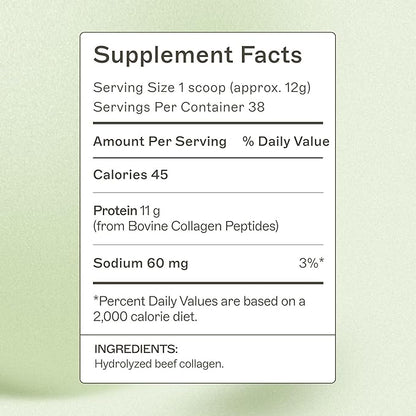 Amy Myers MD Collagen Protein Powder - Type 1 & 3 Collagen - Bovine Collagen to Support Healthy Hair, Skin & Nails - Gluten-Free, Dairy-Free & Non-Soy - 16.08 oz (38 Servings)