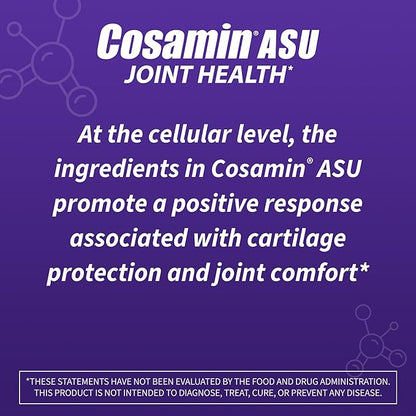 Nutramax Laboratories Cosamin® ASU Joint Health Supplement with Glucosamine, Chondroitin & ASU for Men’s & Women's Joint Health, 90 Capsules