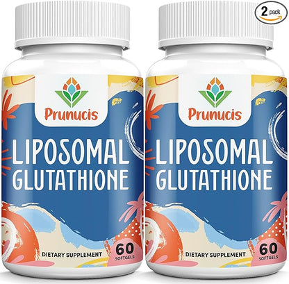 2400MG Liposomal Glutathione, with Vitamin C, Milk Thistle & Alpha-Lipoic Acid, Master Antioxidants, Pure Reduced L-Glutathione - Immune System, Cell Repair, Energy, High Absorption, 120 Softgels