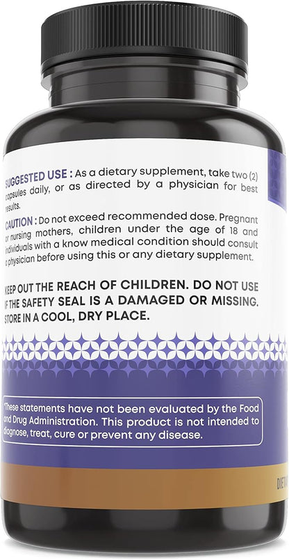 Ancient Bliss Quercetin with Bromelain | Quercetin 1000mg Bromelain 200mg per Serving | Supports Immune System, Joint Health, Respiratory Health & Overall Well-Being – 120 Capsules