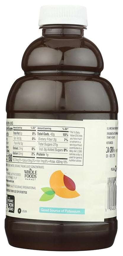 365 by Whole Foods Market, Organic 100% Prune Juice, 32 Fl Oz