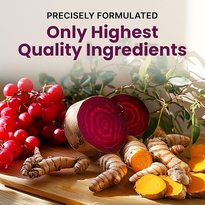 26-in-1 Nitric Oxide Supplement - Heart & Circulation Support with CoQ10, Turmeric, Organic Beet Root, Hawthorn Berry & Garlic - 2103mg per Serving (120ct, Pack of 2)