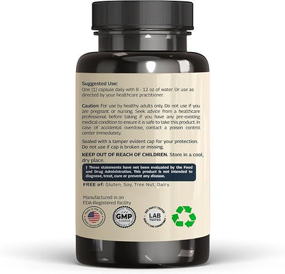 Urolithin A Supplement 500mg - Urolithin A+ for Powerful Antioxidants, Anti Aging and Mitochondrial Support, 30 Capsules