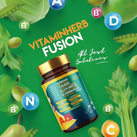 AJS Sea Moss Capsules 3200mg, Himalayan Shilajit 1000mg with Black Seed Oil, Ashwagandha, Turmeric, Bladderwrack, Burdock, Vitamins, Berberine, Lion’s Mane Mushroom, Elderberry- 90 Caps