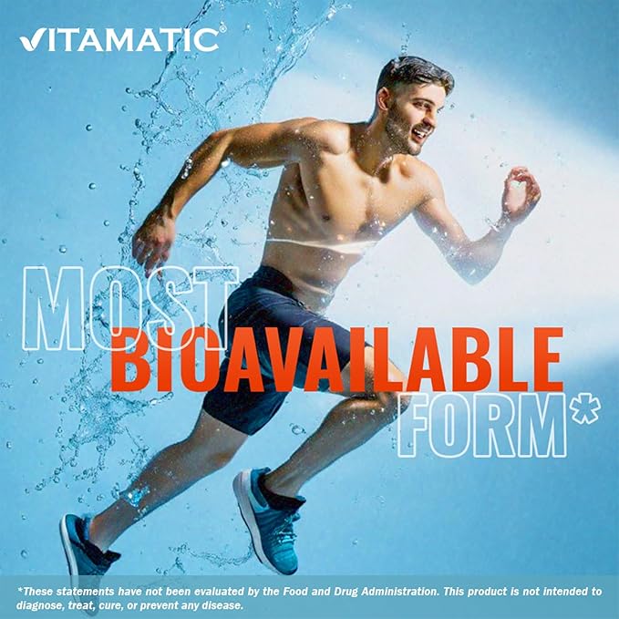 Vitamatic Pure Taurine 1000mg 250 Servings - Non-GMO, Gluten Free