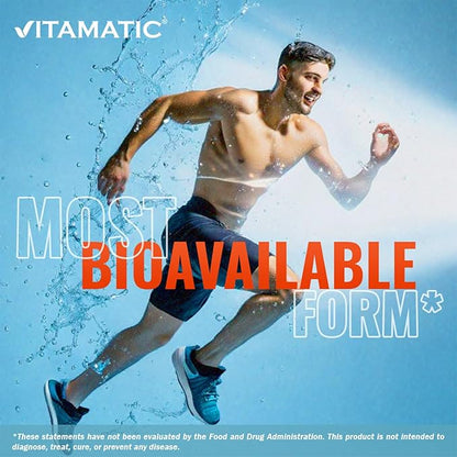 Vitamatic Pure Taurine 1000mg 250 Servings - Non-GMO, Gluten Free