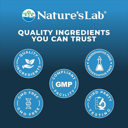 Nature's Lab Mushroom 7 Organic Blend - Benefits The Immune System, Cell Function and Endurance - 90 Capsules (45 Servings)