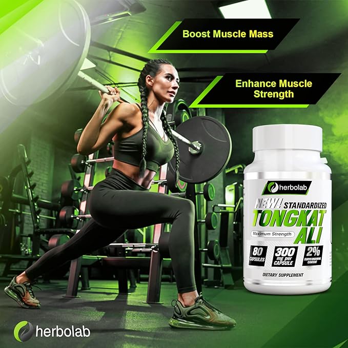 Tongkat Ali For Men Root Supplement 200:1, Standardized to 2% Eurycomanone, 1200mg, 30 Day Supply, Longjack Tongkat Ali for Men, Eurycoma Longifolia Extract Powder Capsules, Malaysian Ginseng