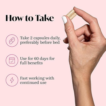 Winged Wellness Hot Momma Menopause Supplements for Women - Hormone-Free Menopause Relief Support for Hot Flashes & Night Sweats with Chaste Tree Berry, Multivitamins & More - 60 Vegan Capsules