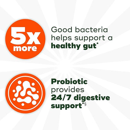 Align Probiotic Extra Strength, Probiotics for Women and Men, #1 Doctor Recommended Brand‡, 5X More Good Bacteria^ to Help Support a Healthy Digestive System*, 21 Capsules (Packaging May Vary)