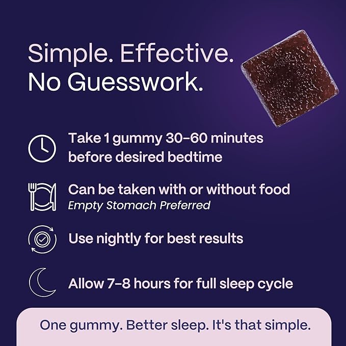 Slumber Rest & Renew Sleep Gummies, Vegan Sleep Aid With Organic Passion Flower, Chamomile, & Pure Reishi Mushroom to Support Relaxation Before Bed, Plant Based, Low Sugar, Strawberry Flavor, 30 Count