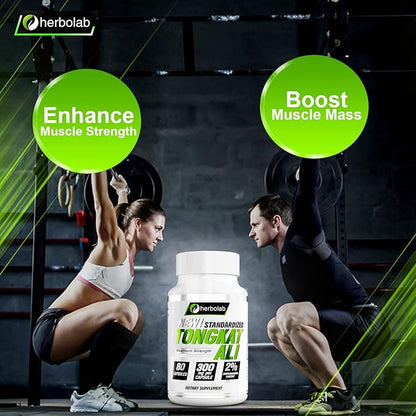 Tongkat Ali For Men Root Supplement 200:1, Standardized to 2% Eurycomanone, 1200mg, 30 Day Supply, Longjack Tongkat Ali for Men, Eurycoma Longifolia Extract Powder Capsules, Malaysian Ginseng
