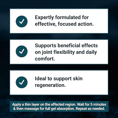 Orgono Living Silica Mineral-Based Collagen Booster Gel | Topical Use & Dermal Absorption | Clinically Proven | Supports Skin & Joint Health | Promotes Hydration & Collagen Regeneration | 150mL
