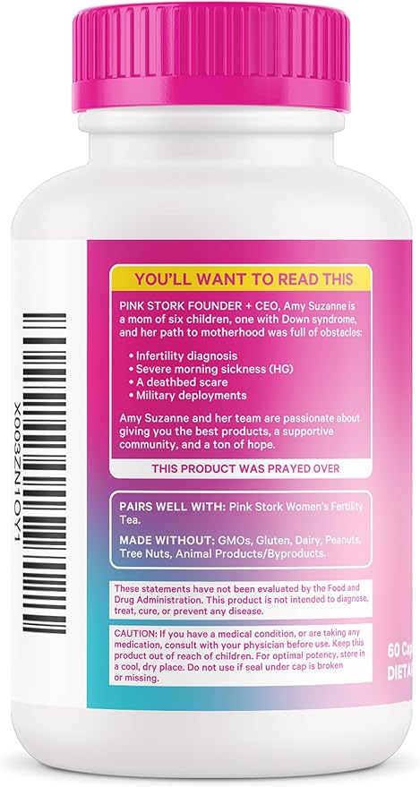 Pink Stork Organic Vitex – 1000 mg Chaste Tree Berry – Plant-Based Support for Perimenopause & Hormonal Harmony – Helps Maintain Cycle Regularity & Healthy Progesterone Balance – 60 Vegan Capsules