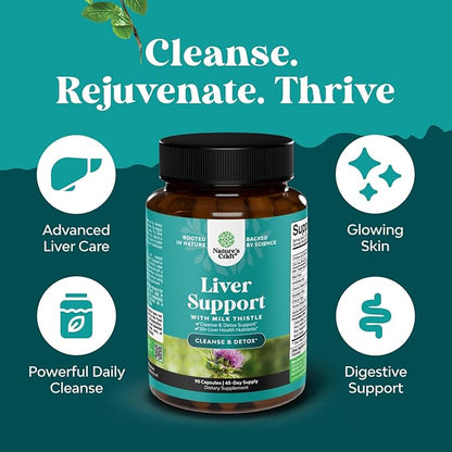 Natures Craft Bundle of Liver Cleanse Detox & Repair 90 Capsules and Green Coffee Bean Extract for Uric Acid