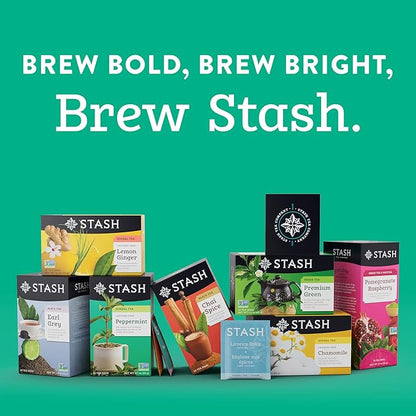 Stash Tea Pomegranate Raspberry Green Tea, Box of 100 Tea Bags