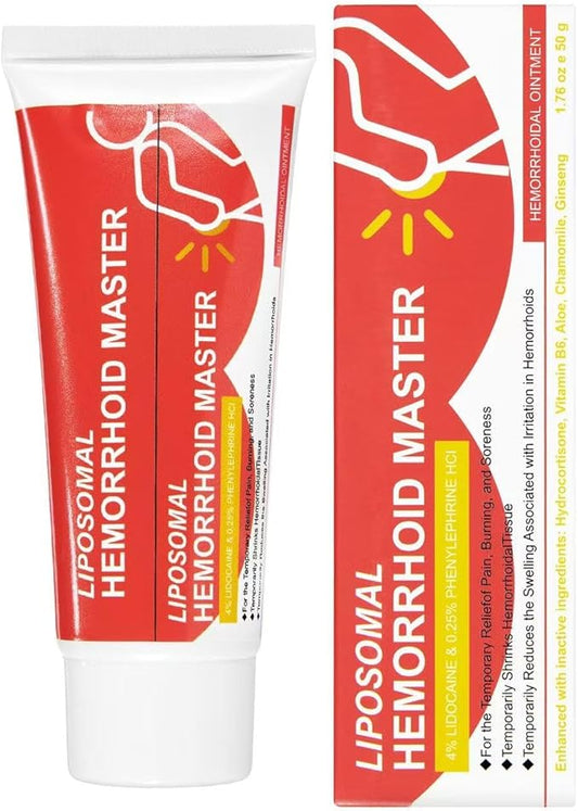 4% Lidocaine Rapid Relief Hemorrhoid Cream – Soothing Natural Formula for Burning, Itching & Swelling – Fast-Acting Comfort in 1.76oz (50g)-2