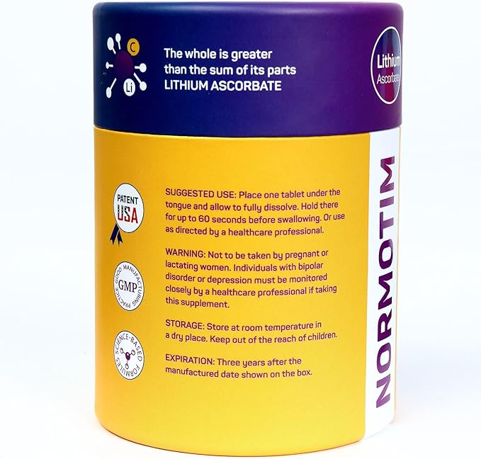 Brain Supplements for Memory and Focus – Powerful Memory Vitamins for Women & Men – Memory Pills with Lithium Supplements, Ascorbate, B1, B6 – Mood & Clarity Booster – 60 Tablets