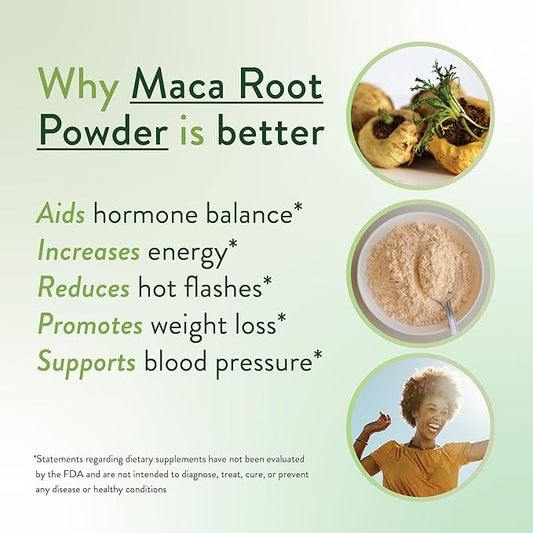 VIDAPURA Mighty Maca Plus by Dr. Anna Cabeca – Organic Superfood Greens Powder for Daily Energy & Vitality, Vegan & Alkaline, 60 Servings