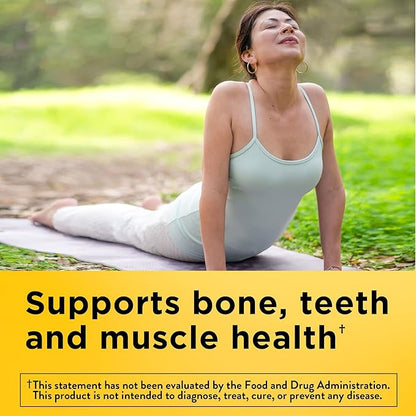 Nature Made Vitamin D3 1000 IU (25 mcg), Vitamin D Supplement for Bone, Teeth, Muscle and Immune Health Support, 180 Softgels, 180 Day Supply