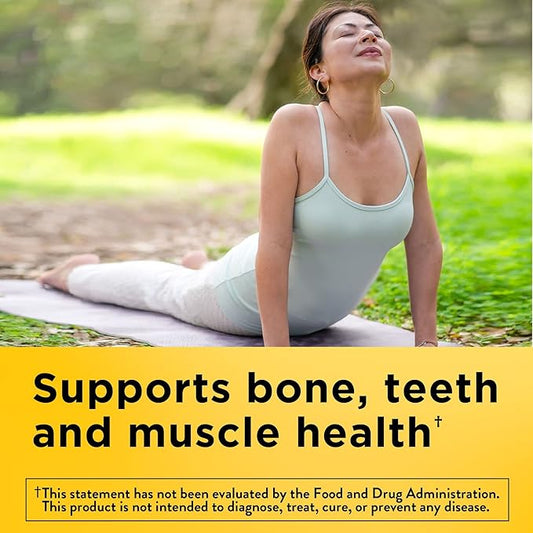 Nature Made Vitamin D3 1000 IU (25 mcg), Vitamin D Supplement for Bone, Teeth, Muscle and Immune Health Support, 100 Softgels, 100 Day Supply
