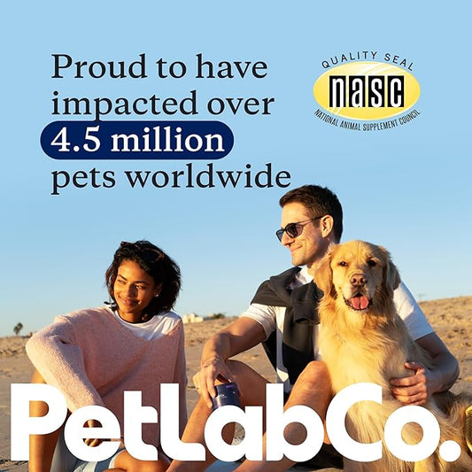 PetLab Co. Probiotics for Dogs, Support Gut Health, Occasional Diarrhea, Digestive Health & Seasonal Allergies - Salmon Flavor - Packaging May Vary - 30 Soft Chews