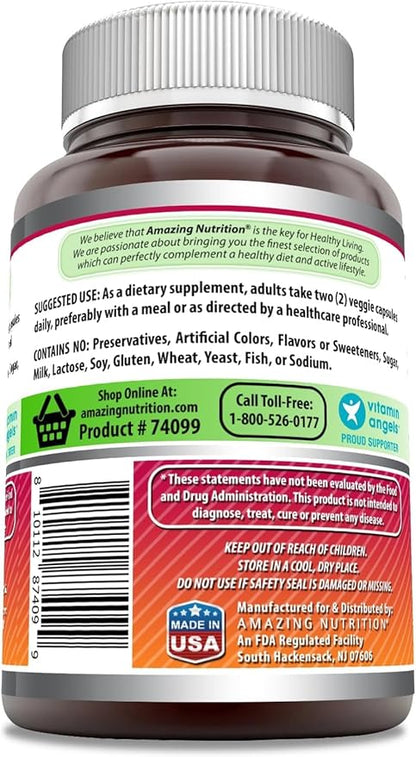 Amazing Formulas Echinacea | 1300 Mg | Veggie Capsules Supplement | Non-GMO | Gluten Free | Made in USA (2 Pack | 180 Count)