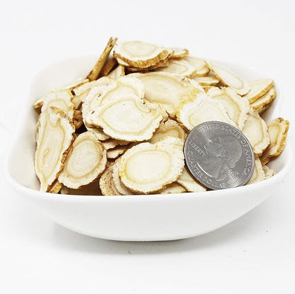 American Ginseng Slices from Wisconsin, American Wisconsin Ginseng Slices Root for Tea, Energy for Men Women Health Boosts Immunity, 多年生長 花旗參/西洋參, Larger Round Strip 1 Box of 8 Ounces