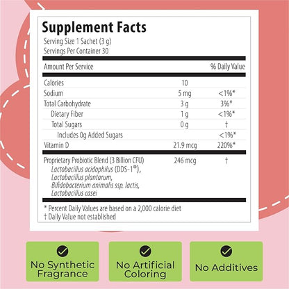 A Step 2 Activity Probiotics Powder for Infants & Babies, Support Infant Gut Health, Easy-to-Take Powder, Age 3+ Months, Multi-Strain 3 Billion CFU, 90g (30 Packets) - 1 Month Supply