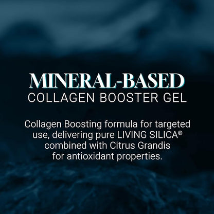 Orgono Living Silica Mineral-Based Collagen Booster Gel | Topical Use & Dermal Absorption | Clinically Proven | Supports Skin & Joint Health | Promotes Hydration & Collagen Regeneration | 150mL