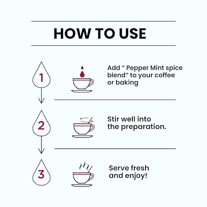 Spice Drop Peppermint Extract - Up to 180 Drops Per Bottle | Tea, Coffee, Cooking, Baking, Dessert | Rich In Quality And Aroma | No Added Color or Preservative | Vegan (0.17oz, Pack of 1)