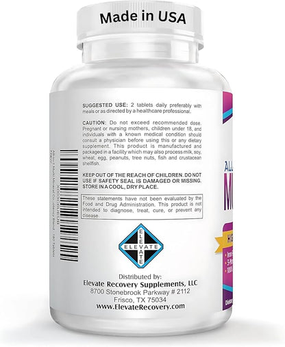 All-in-1 Multimineral Supplement Blend (Iron Free Formula) Multiminerals | Trace Minerals | High-Potency Multi Mineral Supplements | Mineral Complex | 90-Day Bulk Supply | 180 Tablets