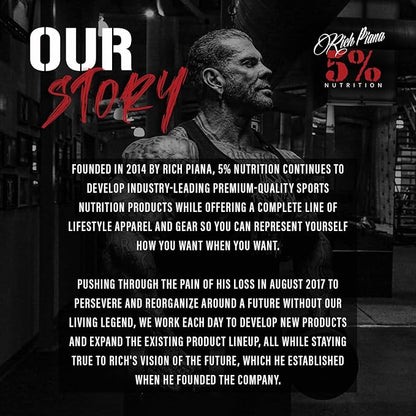5% Nutrition Rich Piana Freak Show | Muscle Builder | Berberine, Gymnema Sylvestre, Banaba Powder | 180 Capsules (30 Days)