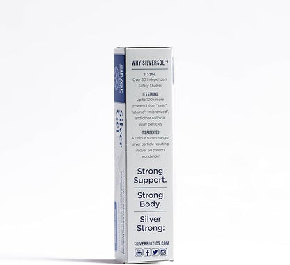 American Biotech Labs Silver Biotics Patented Multivalent SilverSol 20 PPM Soothing Skin Gel | Versatile 1.5 oz for Skin Comfort and Wellness