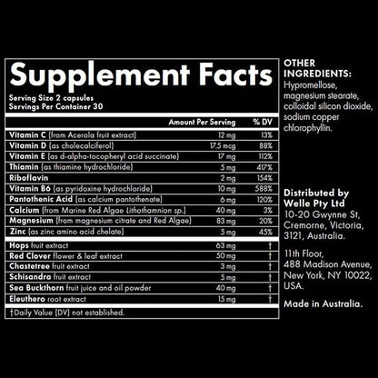 WelleCo PMS Elixir and The Goddess Elixir Bundle | Premenstrual Support Supplement for Women, Magnesium and Ashwagandha Capsules with Iron, Iodine | Hormone Balance for Women, Supports Perimenopause