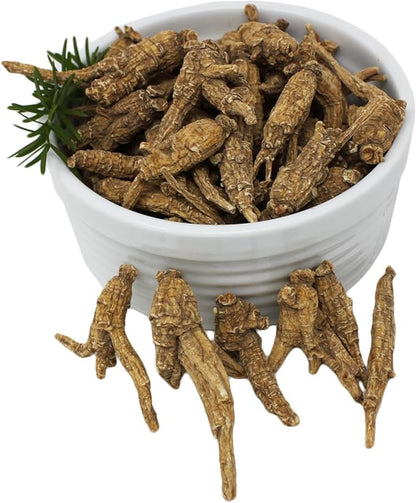 Wisconsin American Ginseng 8OZ, American Wisconsin Ginsengss Slices Root 西洋参/花旗参 Energy for Men & Women Ginseng in Soup, Tea Smoothies Medium 4 Ounce 2 Box