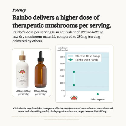 11:11 Multi Mushroom Tincture - 11-in-1 Dual Extract Mushroom Blend - Comprehensive Immune Support, Brain Support, Liquid Lion's Mane & Turkey Tail, Vegan, Non GMO, 3.4 fl oz