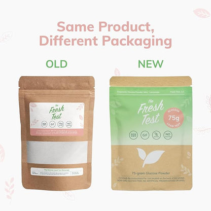 The Fresh Test, 75-gram Powder Drink Mix | Additive-Free, Non-GMO, Organic Ingredients | Mint Lemonade