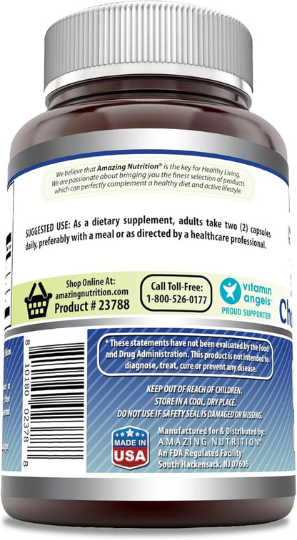 Amazing Formulas Glucosamine Chondroitin & MSM Supplement | 1850 Mg per Serving | 240 Capsules | Non-GMO | Gluten-Free | Made in USA