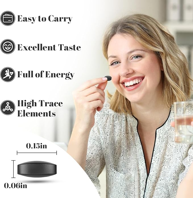 30,000 MG Shilajit Tablets, 100% Shilajit Pure Himalayan Organic, Shilajit for Men and Women Rich in Fulvic Acid & 85+ Trace Minerals, Shilajit Supplement for Energy & Immune System, 180 Count
