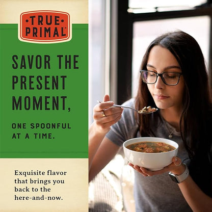 True Primal Savory Wedding Organic Soup 8-pack, Ready to eat, Gluten free, Paleo, Grass-fed beef, Whole30, Keto, Bone broth