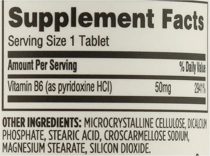365 By Whole Foods Market, Vitamin B6 50Mg, 50 Count