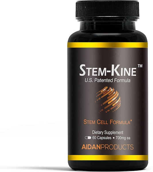 Aging Support Supplement Package with Stem-Kine, Infla-Kine & Vein Caps, to Support Healthy Aging, Cellular Health, Vein Health, and Healthy Joints, 60 Capsules Each