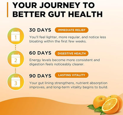 Soursop Bitters Liquid with Soursop Leaves for Gut Cleanse, Detox & Immune Boost with Black Seed, Moringa, Irish Moss, Ashwaganda, Turmeric, 16 fl oz (16 Fl Oz, Orange)