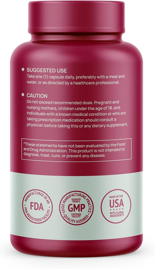 Stabilized R-Lipoic Acid 300mg Per Serving, R Alpha Lipoic Acid ALA Supplement Antioxidant for Nerve, Energy & Metabolism Support, NSF Certified Supplements,Non-GMO & Vegan,120 Capsules,4 Month Supply